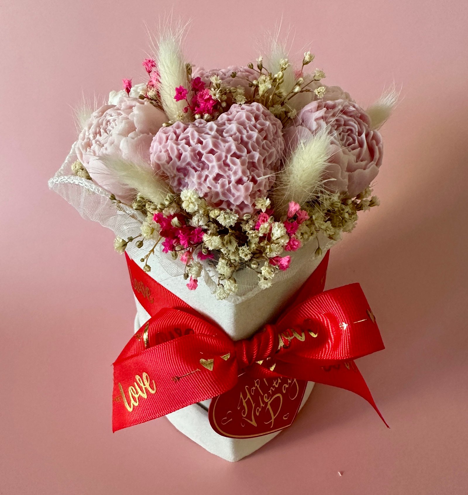 candle flower box rozmiar mini serce candle flower box rozmiar mini serce