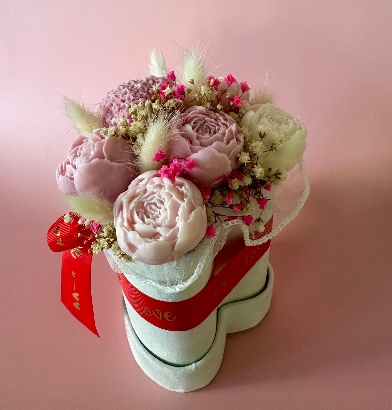 candle flower box rozmiar mini serce candle flower box rozmiar mini serce