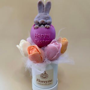 Strona główna candle flower box tulipany z zającem rozmiar s na zamówienie