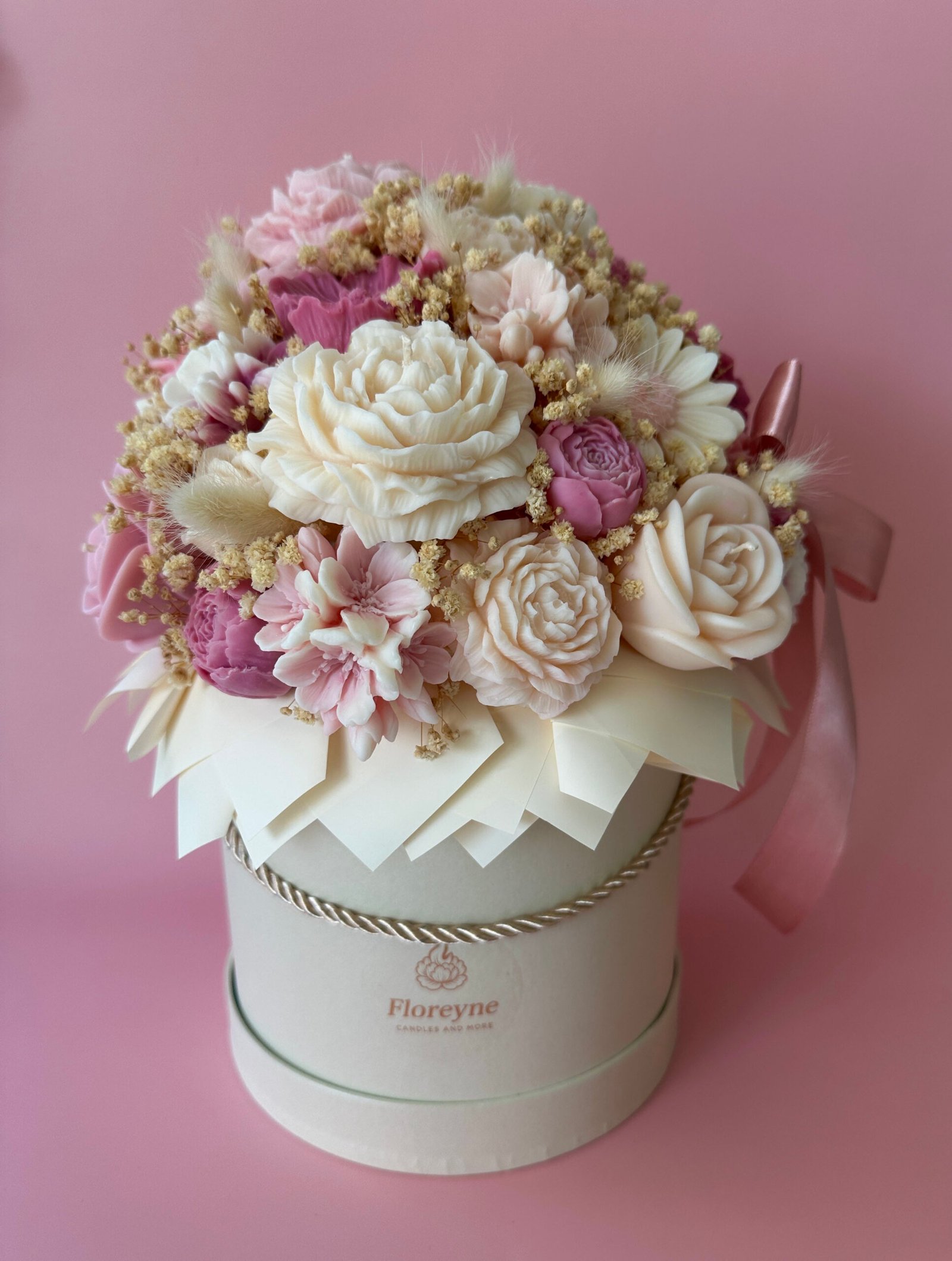 candle flower box premium – na zamówienie candle flower box premium – na zamówienie