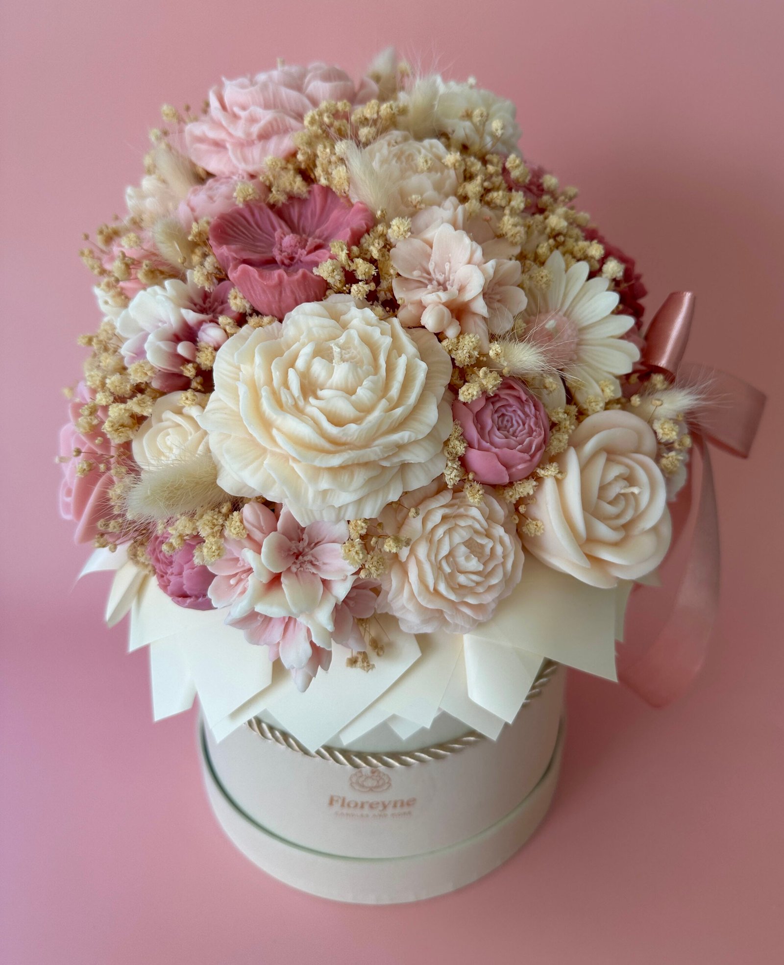 candle flower box premium – na zamówienie candle flower box premium – na zamówienie