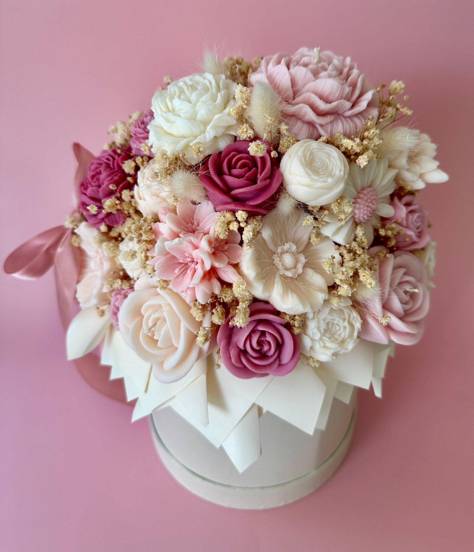 candle flower box premium – na zamówienie candle flower box premium – na zamówienie