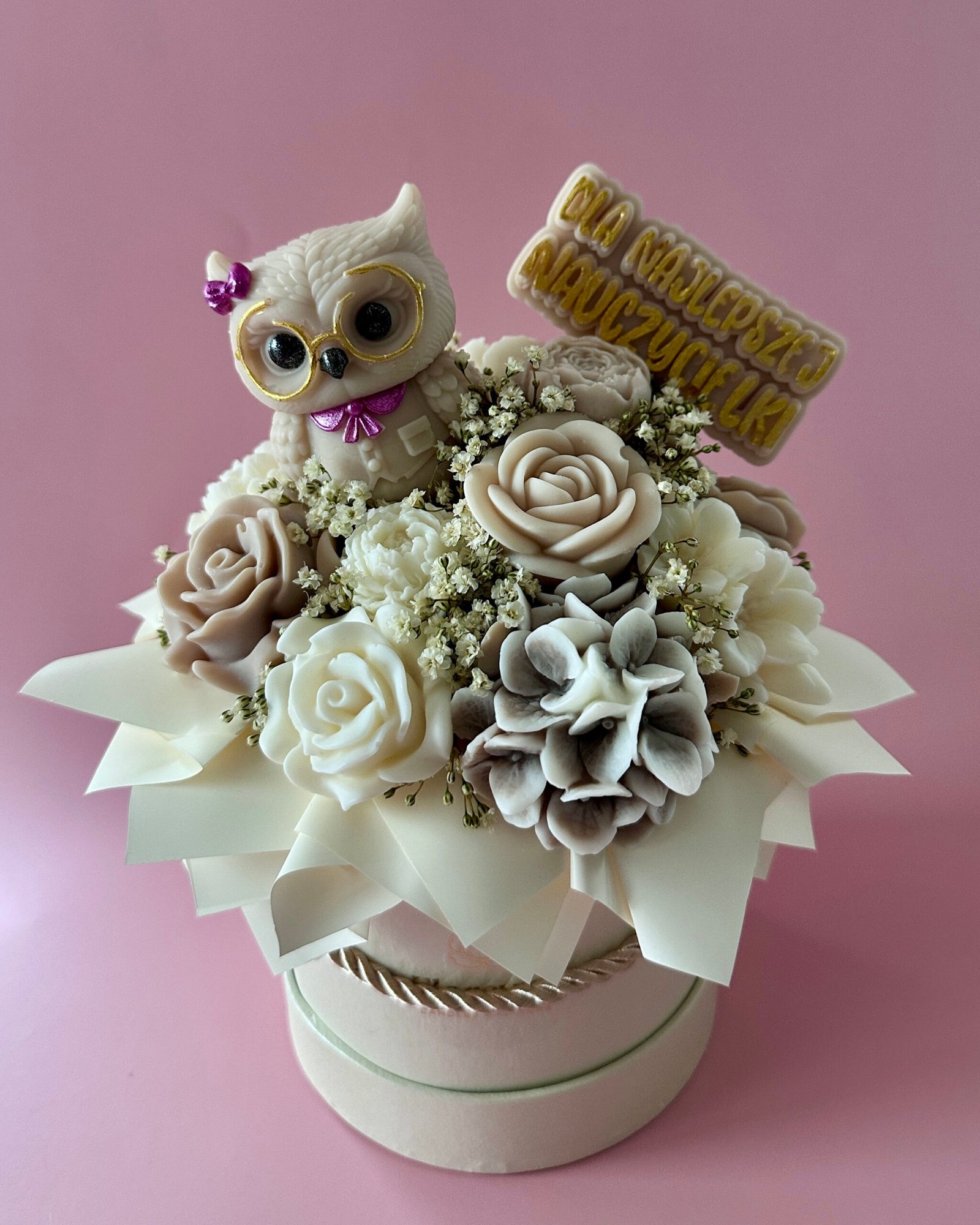 candle flower box zakończenie roku szkolnego rozmiar mini – na zamówienie candle flower box zakończenie roku szkolnego rozmiar mini – na zamówienie